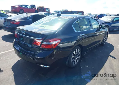 2017 Honda Accord Hybrid z USA, uszkodzony, nr VIN JHMCR6F31HC000380